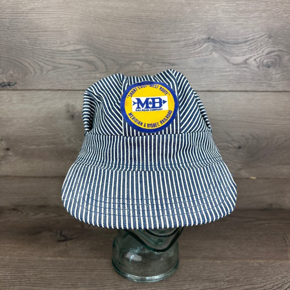 VTG M&B Railroad Company Meridian & Bigbee Railroad Engineer Snapback Hat Cap